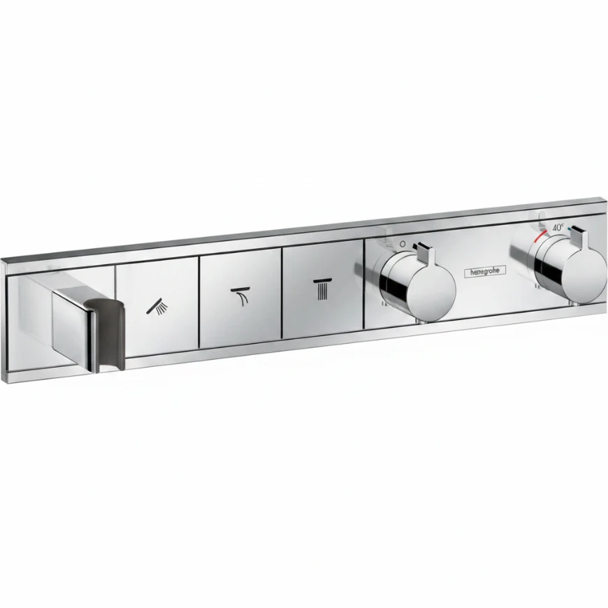 15356000 Tabla za tuš termostatska sa držačen tuša Rainselect 3 funkcije hrom - Slika 1